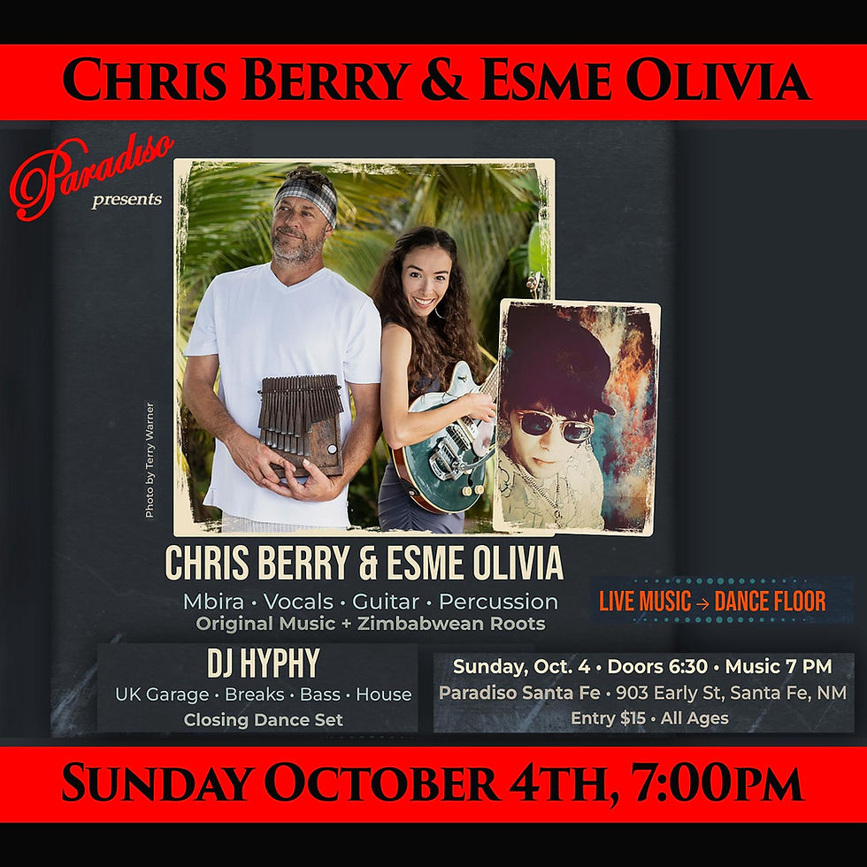 CHRIS BERRY & ESME OLIVIA + DJ Hyphy