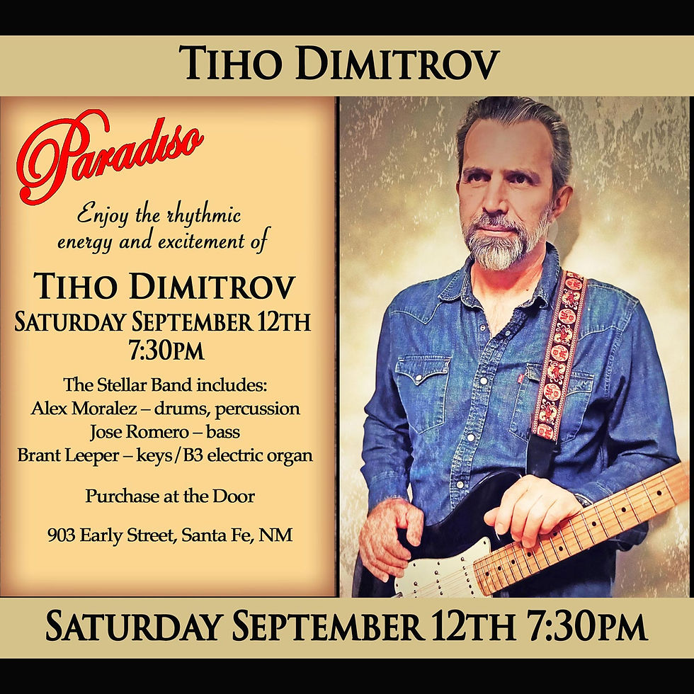 Tiho Dimitrov’s - Electric Guitar Sound & Masterful Songcraft