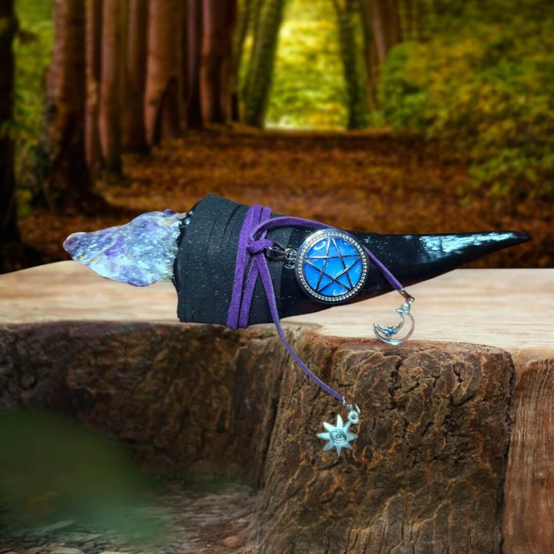 Amethyst Ceremonial Dagger – Twilight Radiance