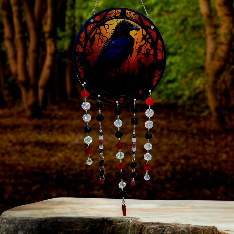 Raven Suncatcher
