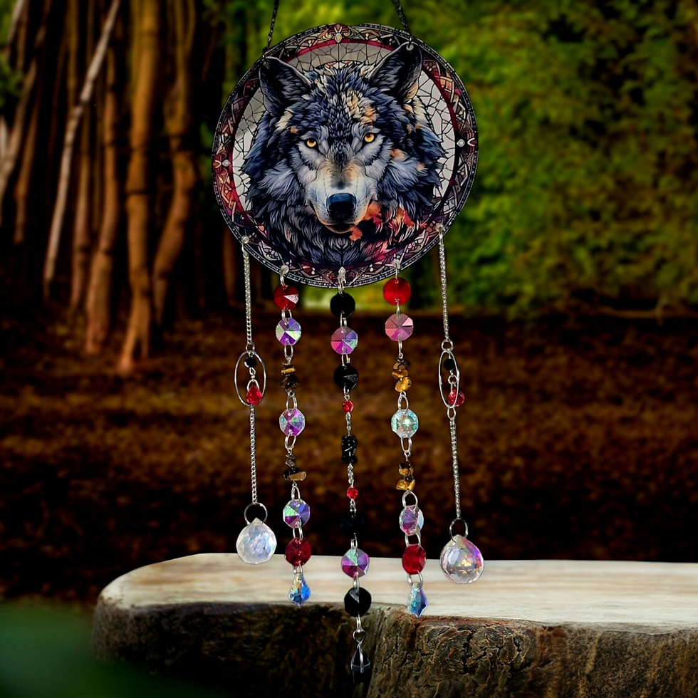 Wolf Suncatcher