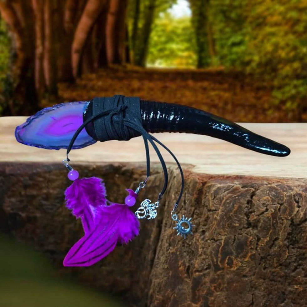 Purple Agate Ceremonial Dagger – Solar Wyrm