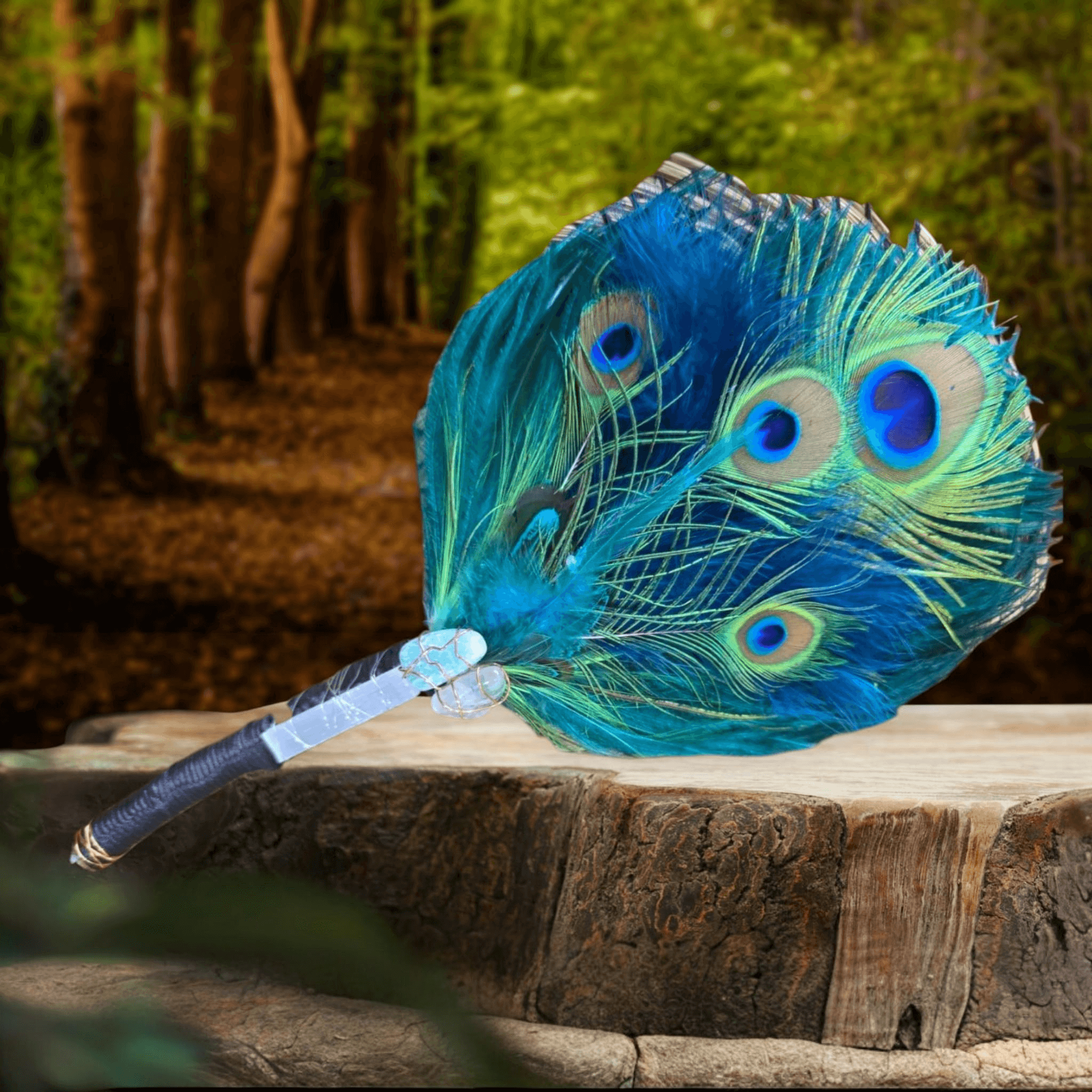 Smudge Wand - Peacock