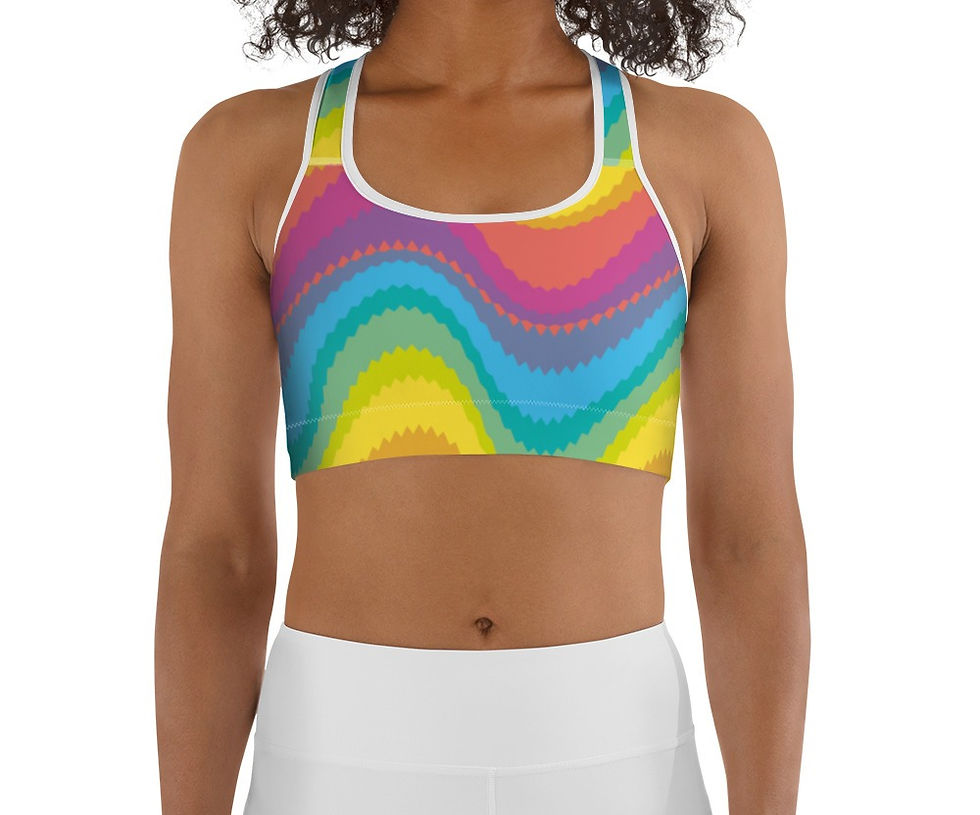 Thumbnail: Rainbow Sports bra