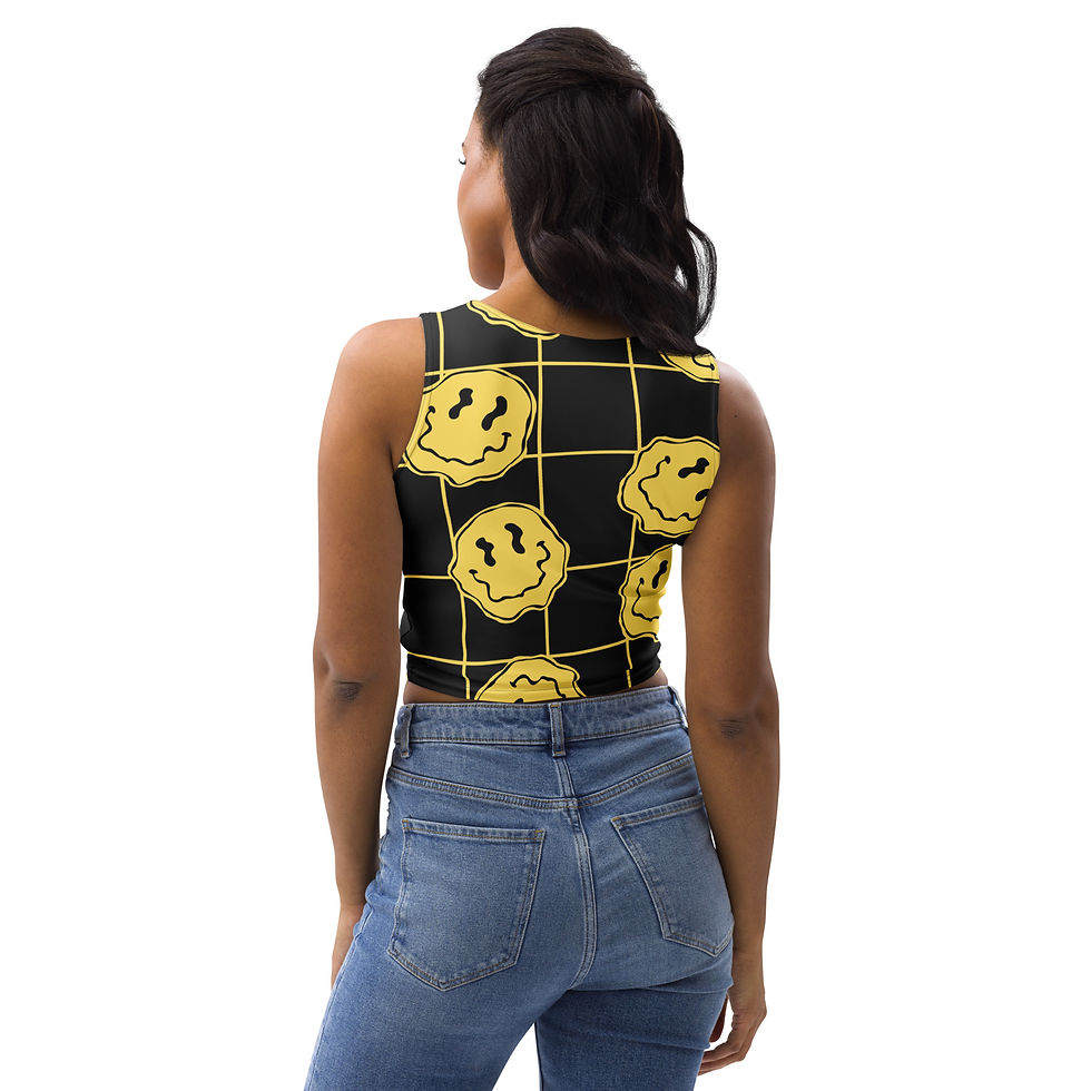 Thumbnail: Happy Yellow Mello Smile Crop Top