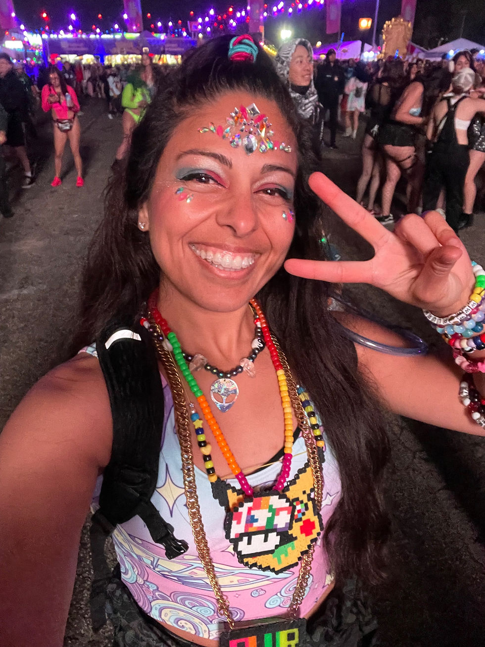 Thumbnail: Interstellar Cosmic Trip Crop Top