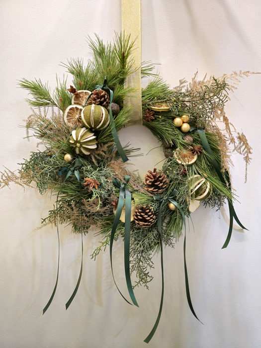 Couronne murale or © Ciel & Plantes