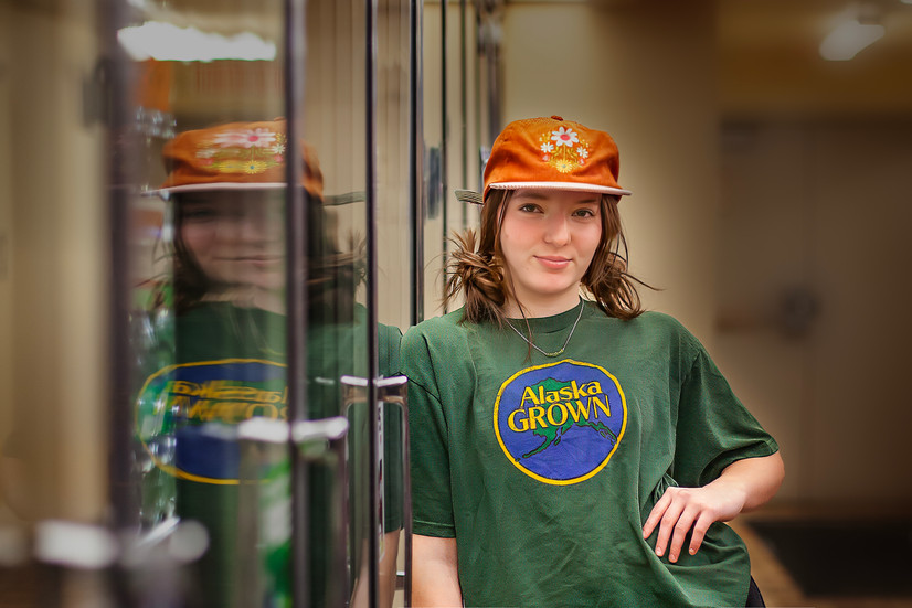 teen in gas station