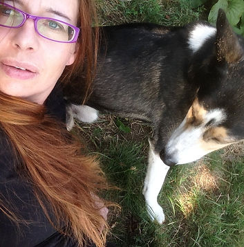 Bild von mir mit meinem Hund