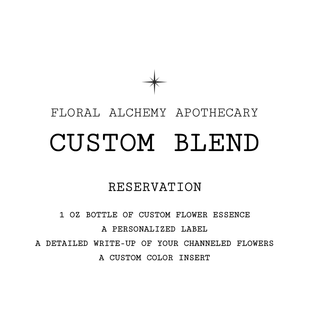 Custom Flower Essence Blend Reservation