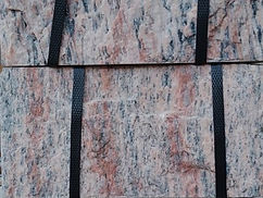 Pedra madeira serrada em ladrilhos para revestimento de pisos ou paredes