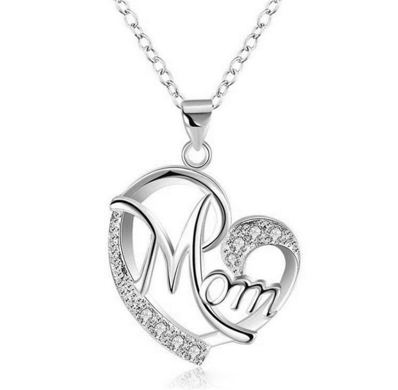 Necklace for Mom Women Accessories Mother Birthday Gift Mothers' Day Pendant