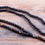 Thumbnail: Hematite Lava Stones Bead Buddha Necklace Black 6mm