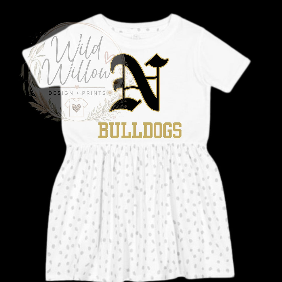 Thumbnail: School Spirit Polka Dot Dress