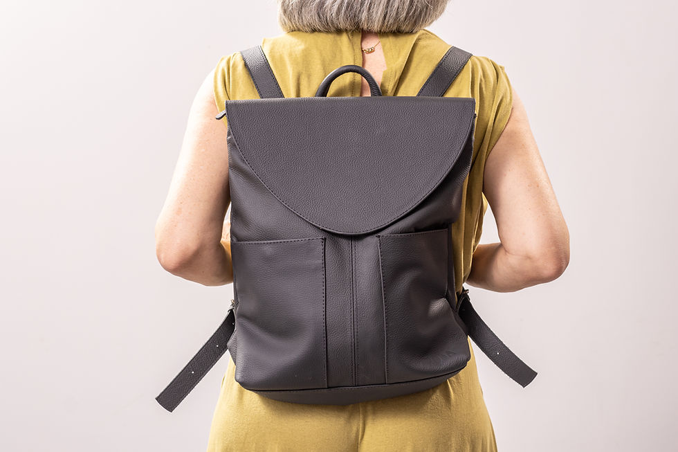 Miniatura: Mochila de Couro Slim