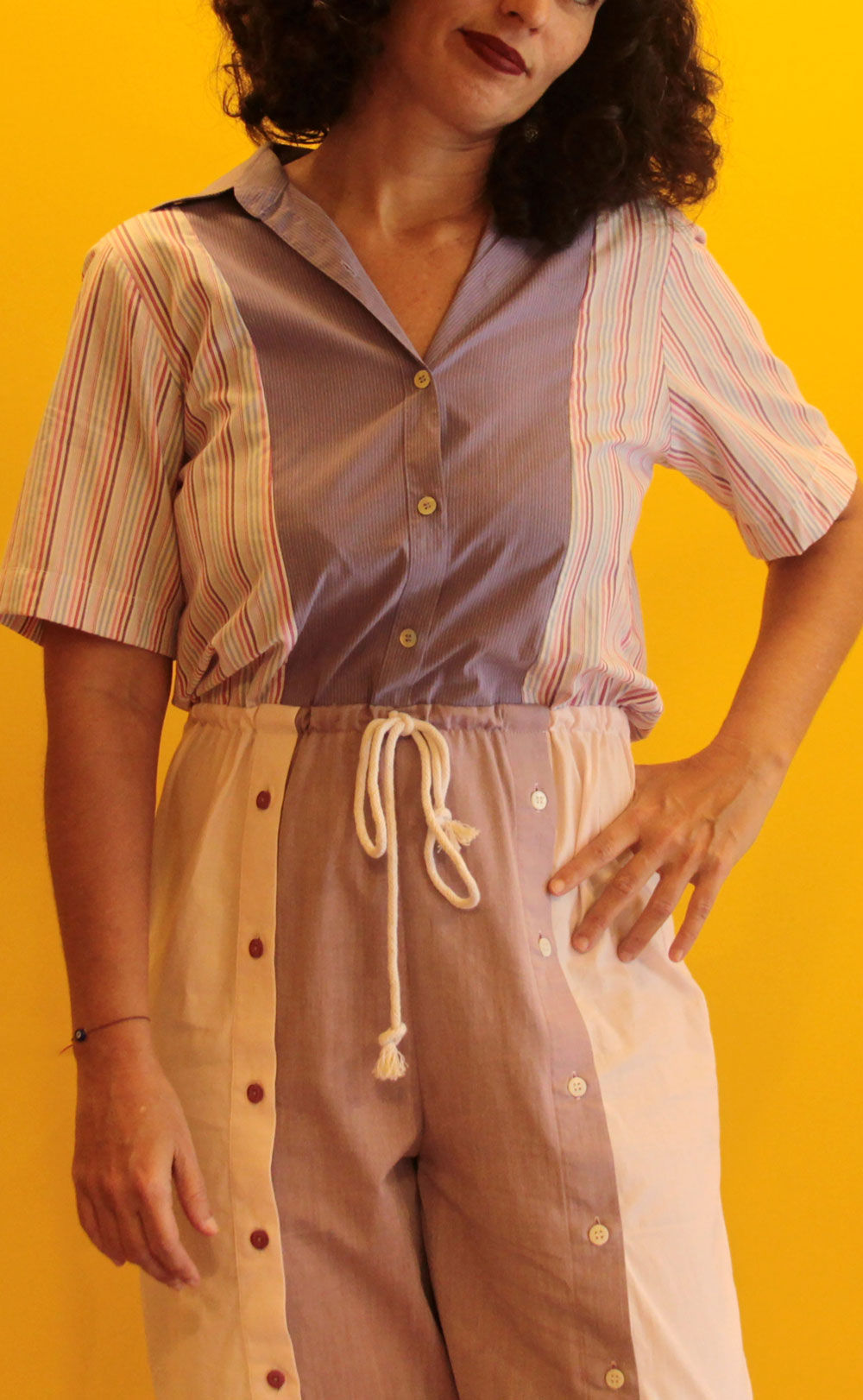 Macacão de Botões Longo