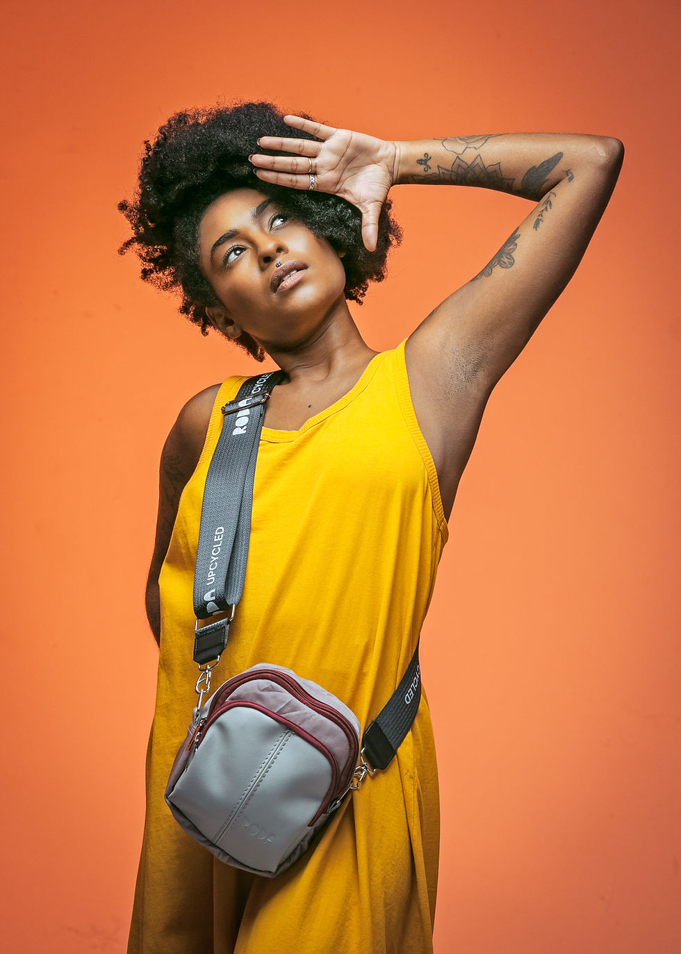 Miniatura: Shoulder bag retangular couro + airbag