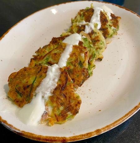 Turkish zucchini fritters (Mücver)