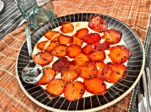 Strawberries and togarashi