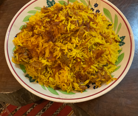 My mother's Hyderabadi biryani (Dum ka biryani)