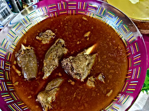 Punjabi slow-cooked lamb shank curry (Kunna gosht)