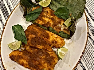 Thai fish parcels
