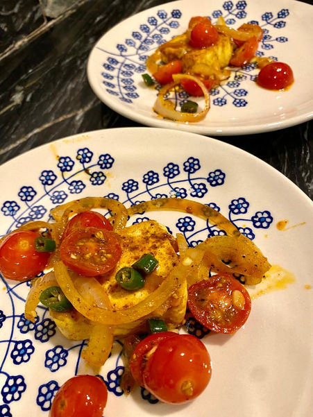 Burmese tofu kebat