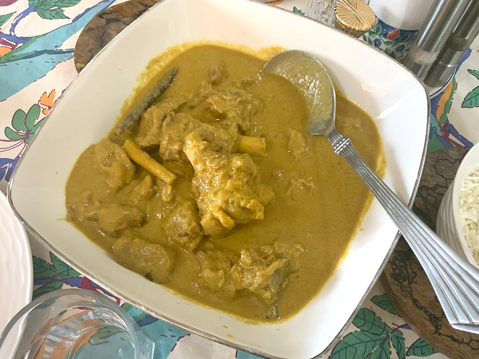 Aceh-style goat curry (Gulai kambing Aceh)