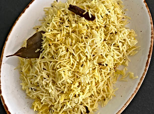 Saffron-jeera pulao