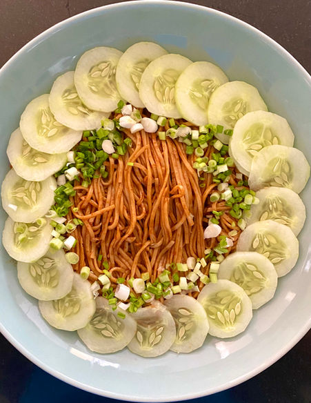 Burmese garlic noodles