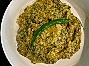 Zanzibari coconut creamed spinach (Mchicha wa nazi)