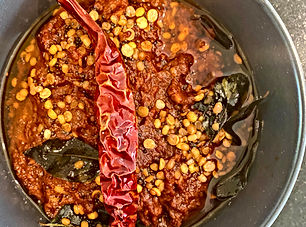 Mango ginger (or ginger) pickle (Allam pachchadi)