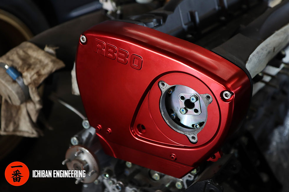 RB Front Timing Cover Installed