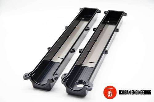 1JZ GTE - Slim CNC Billet Valve Covers | Ichiban Engineering