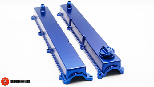 2JZ GTE Slim Race CNC Billet Valve Covers | Ichiban Engineering