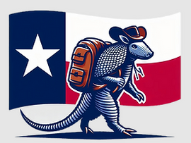 An armadillo rucking