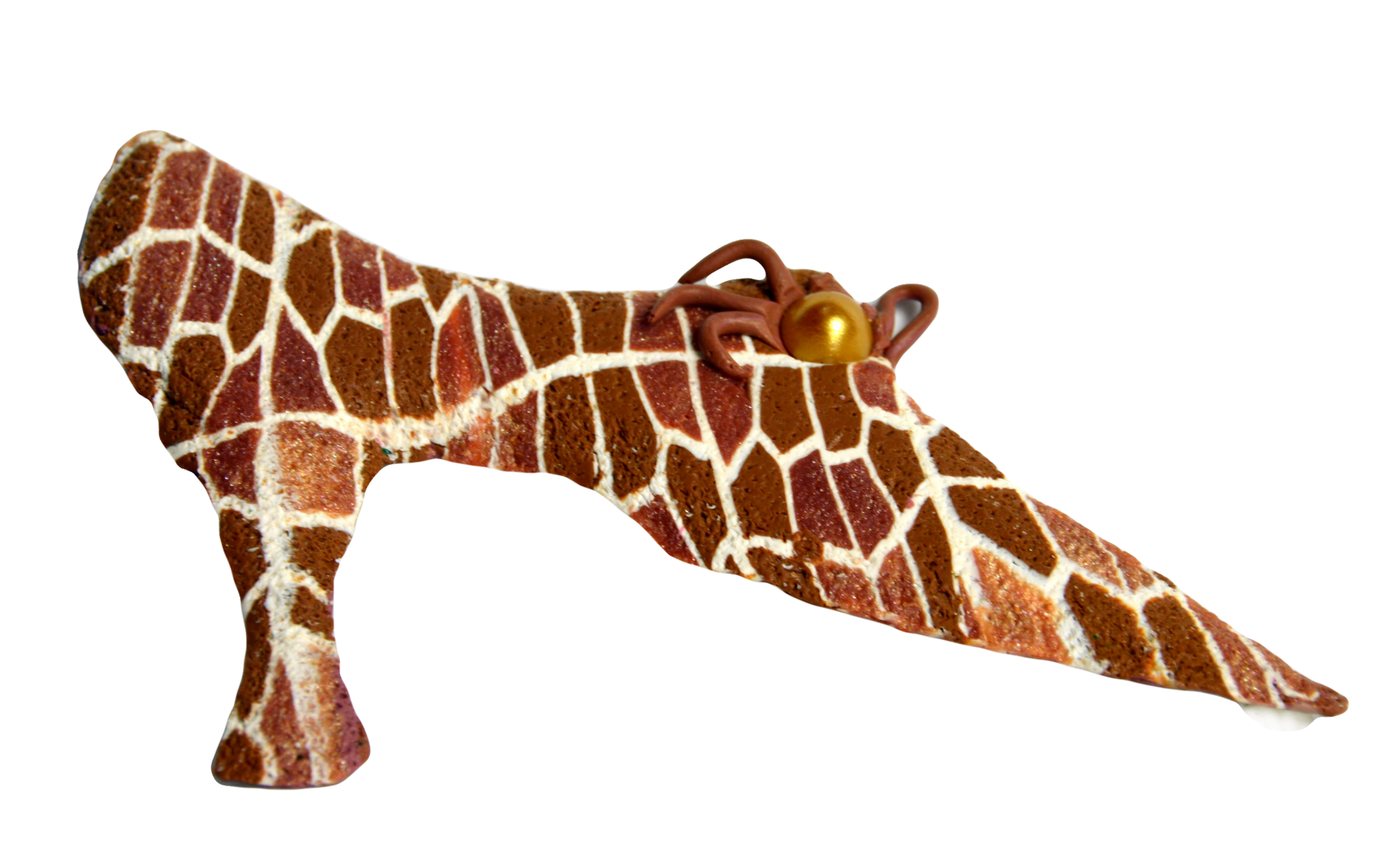 Giraffe Spots Shoe Polymer Clay