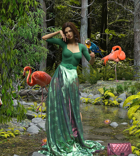 bella forest green skirt11.jpg