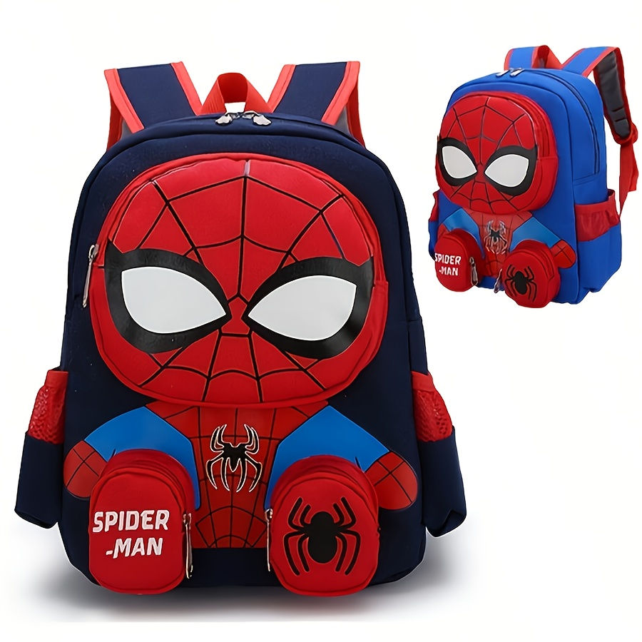 Mochila Infantil Homem-Aranha – Prática, Espaçosa e Cheia de Aventura