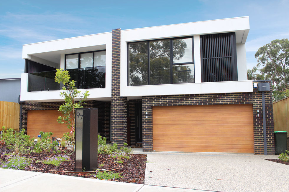 Bulleen multi-residential development with architecturally designed dual-occupancy townhouses