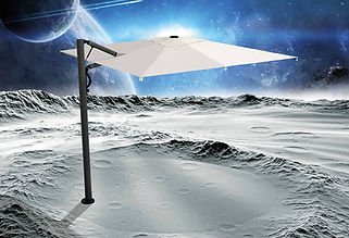 yandan direkli şemsiye, yandan direkli bahçe şemsiyesi