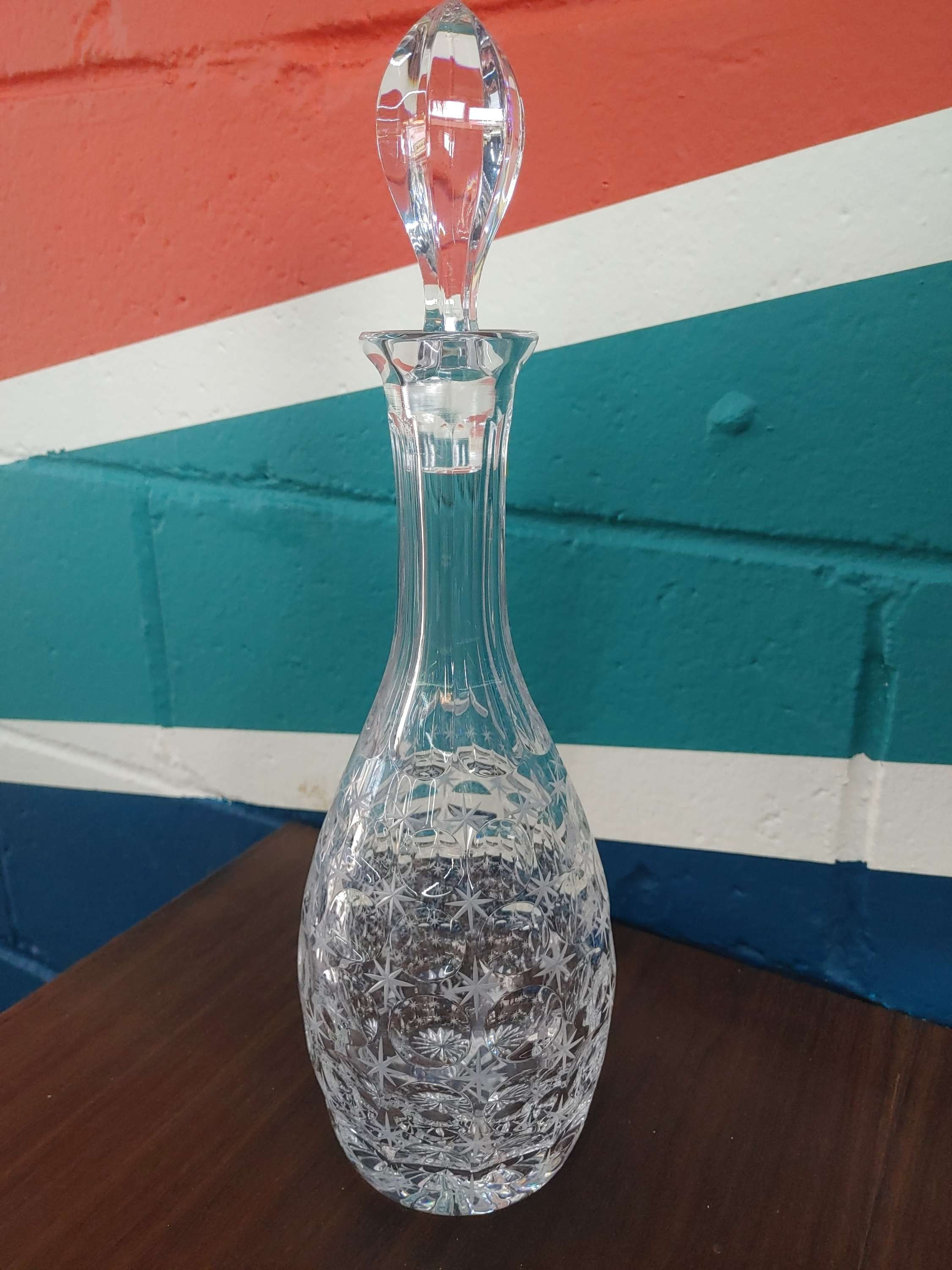 Crystal Starburst Decanter