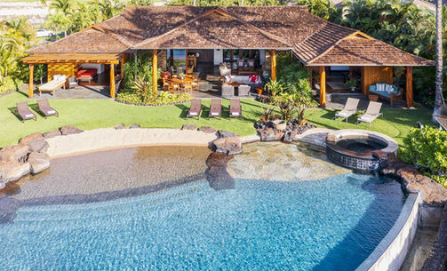 Stunning 5 Bedroom Hualalai vacation rental home with ocean view

