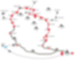 Trekking route map idea for Manaslu Circuit Trek Nepal