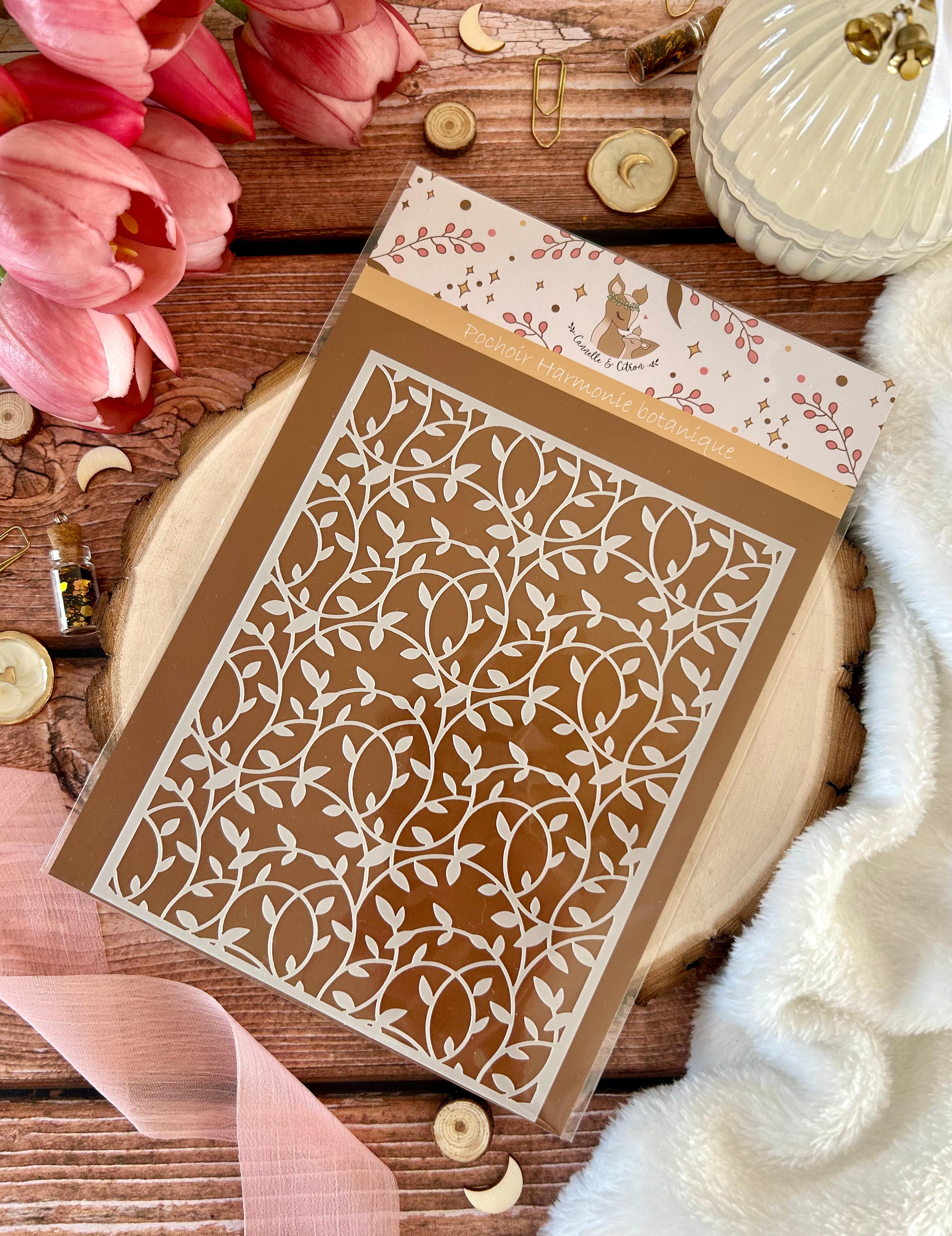 Pochoir mask Harmonie botanique