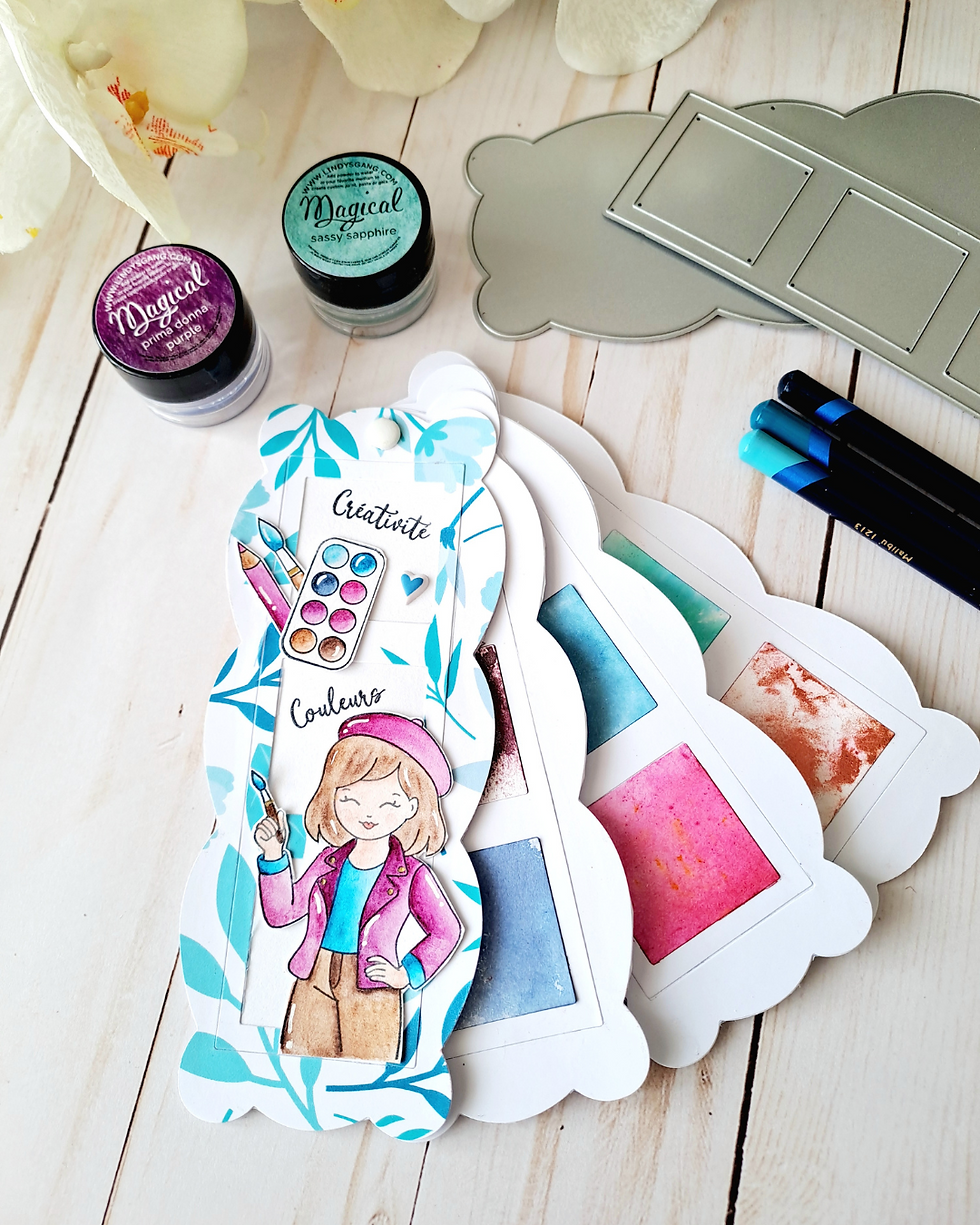 Miniature : Planche de tampons clears Starter pack scrapbooking