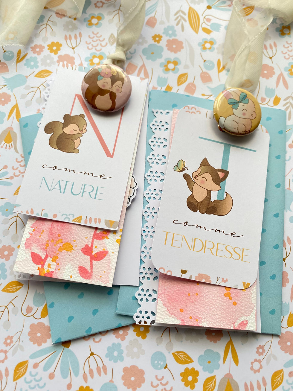 Miniature : Cartes Project Life Printemps des songes