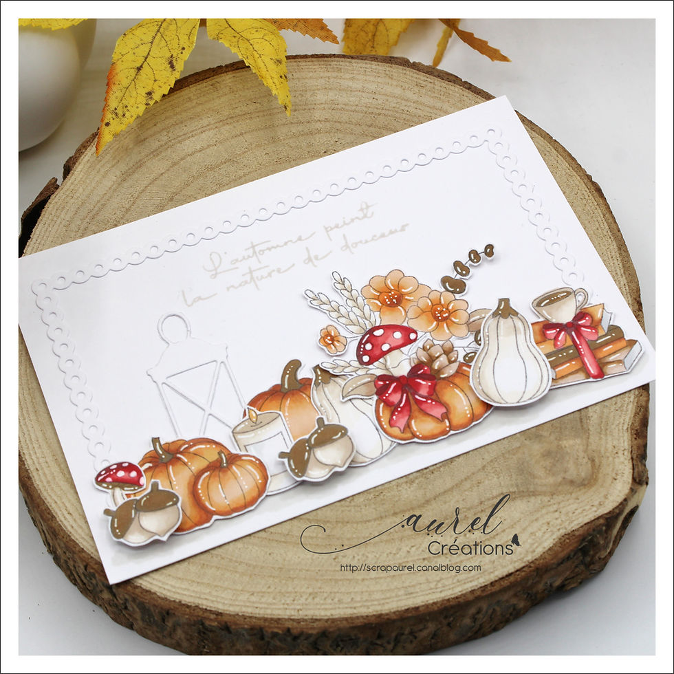 Miniature : Planche de tampons clears Bonheurs d'Automne