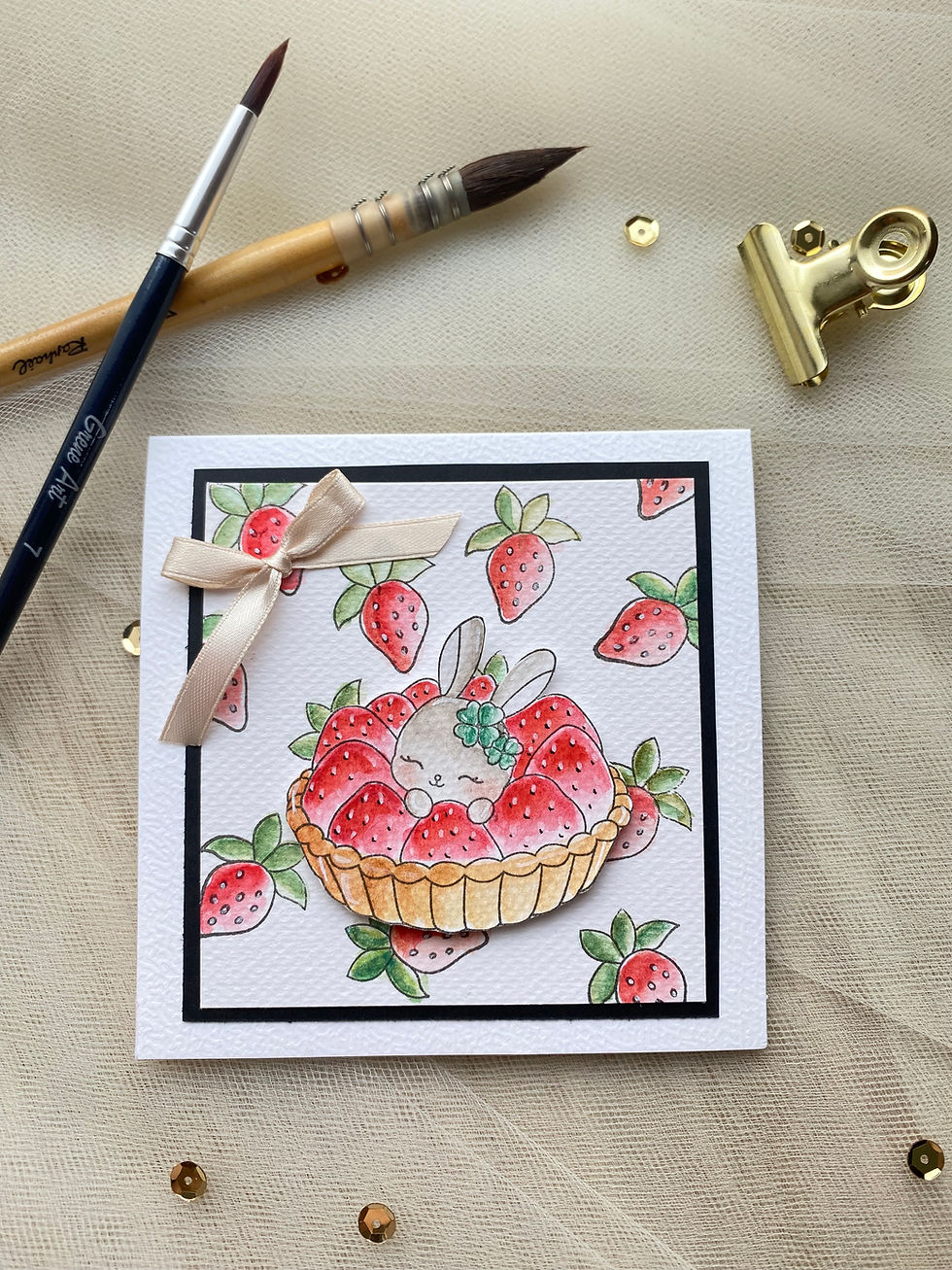 Miniature : Planche de tampons clears Au pays des fruits