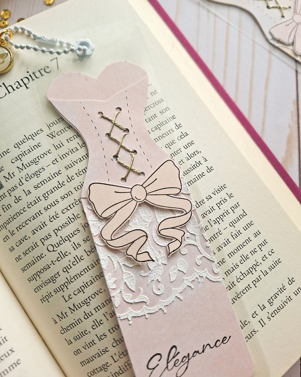 Miniature : Set de dies Marque-page Corset
